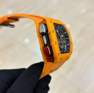 Montre de sport automatique de haute qualité, bracelet en caoutchouc, boîtier en céramique, design sportif, option de plongée, montre de luxe pour homme - Product Image 3