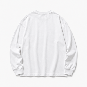 เสื้อยืดแขนยาวผู้ชายไซส์ใหญ่ ผ้าคอตตอน 100% หนานุ่ม ไม่ยับ พิมพ์ลายสกรีน สปอร์ต ลำลอง รับสกรีนโลโก้ - Product Image 5