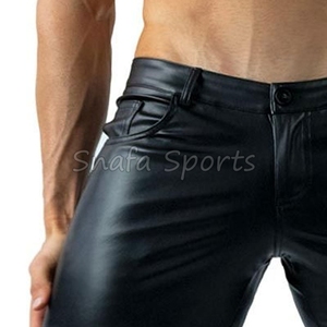 บริการออกแบบและผลิตกางเกงขาสั้นผู้ชายแบบ OEM พร้อมกระเป๋า ราคาขายส่ง ผลิตจากหนังแท้ 100% กางเกงขาสั้นหนังสำหรับผู้ชายสำหรับการต่อสู้ วางขายออนไลน์ - Product Image 6