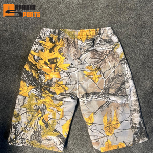 Pantalones Cortos Deportivos Grises para Hombre, al por Mayor, de Alta Calidad, con Cintura Elástica, Casuales, Transpirables, de Secado Rápido, 100% Algodón Felpa, para Gimnasio - Product Image 2