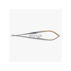 ที่จับเข็มไมโคร TC Castroviejo ขนาด 7 นิ้ว ด้ามจับกลมตรง ผลิตจากเหล็กกล้าไร้สนิมเยอรมัน สำหรับเครื่องมือผ่าตัด ราคาแข่งขัน - Product Image 4