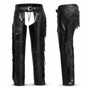 Polainas Completas de Equitación de Calidad Prémium con Chinks en Cuero Genuino de Vaca Se Acepta Personalización en Color y Tallas - Product Image 3