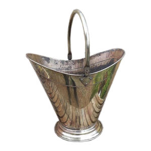 Cubo para Leña de Alta Calidad, Nuevo, Ecológico, Estilo Europeo Moderno, Antiguo, con Asa, de Metal y Hierro, para Jardín y Chimenea - Product Image 2