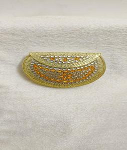 Sacs et pochettes élégants en travail de bijouterie Kundan pour mariages, fêtes et occasions festives, pochette en métal. - Product Image 3