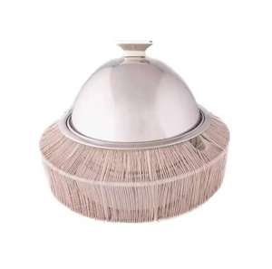 Plat à réchaud de luxe en acier inoxydable avec support, chauffe-plats pour buffet, pot de service pour hôtel, restaurant, traiteur - Product Image 5