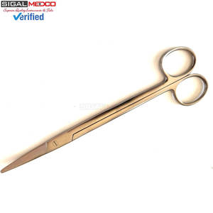 กรรไกรมายโอโค้ง 9 นิ้ว ปลายทู่/ปลายมน ทำจากสแตนเลสสตีล เครื่องมือผ่าตัดแบบใช้มือ ได้รับการรับรองมาตรฐาน CE สำหรับการผ่าตัดเนื้อเยื่ออย่างแม่นยำ - Product Image 3