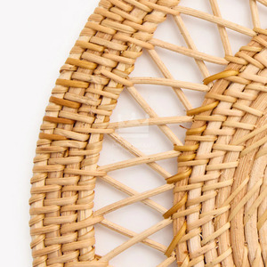 Manteles Individuales de Ratán Natural al por Mayor, Forma Personalizada, Hechos a Mano, Rústicos, Bohemios, Reutilizables, Ecológicos, Elegantes, para Comedor y Hostelería - Product Image 4