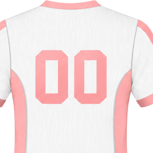 Camiseta Deportiva de Rugby Rosa Coral, Manga Corta, Cuello en V, Uniforme de Equipo Personalizado, Transpirable, para Entrenamiento Atlético - Product Image 4