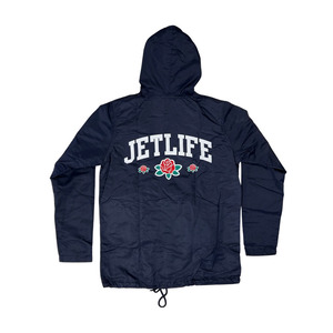 Veste Coach Marine Épaisse Écologique Imperméable Coupe-Vent à Col Montant avec Logo Frontal pour Tenue Décontractée Extérieure, Personnalisable avec Marque Privée - Product Image 2