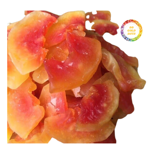 Tiras de Papaya Seca de Color Naranja Brillante, Textura Suave, Empaque a Granel al por Mayor - Product Image 1