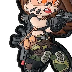 Parches de PVC de Goma Suave al por Mayor 2026 con Encaje Bordado, Logotipo 3D en Relieve Personalizado para Uso Decorativo en Ropa, Diseño Único - Product Image 4