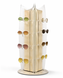 Modern Washable Freestanding for Plastic <b>Corner</b> Shelf Optical Display <b>Stand</b> for Eyewear and Sunglass Retail Stores - Product Image 4