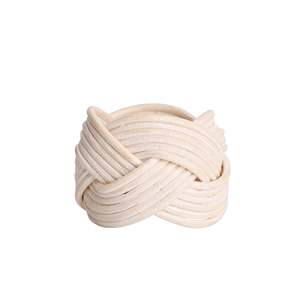 Charming <b>White</b> Rattan Napkin Ring Woven <b>Table</b> Napkin Holder Decorative <b>Dining</b> Accent Perfect For Party <b>Table</b> Decoration - Product Image 5
