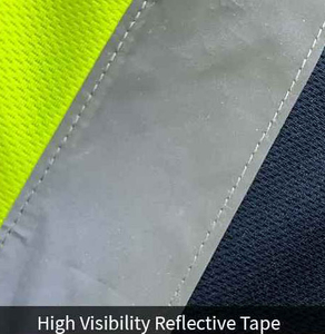 Polo respirant réfléchissant haute visibilité, vêtements de travail de sécurité légers, séchage rapide, uniforme de travail industriel - Product Image 2