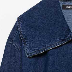 Women Wholesale Hot Seller Oversized Style Fashion Lady Spring Summer Jean <b>Jacket</b> Loose <b>Denim</b> Coat <b>Jackets</b> - Product Image 4