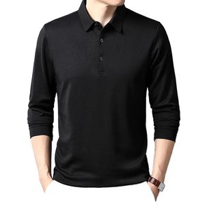 Camiseta de Manga Larga para Hombre, Diseño Personalizado 2026, 100% Algodón, Secado Rápido, Color Sólido, Transpirable, Estilo Casual, ODM OEM - Product Image 3
