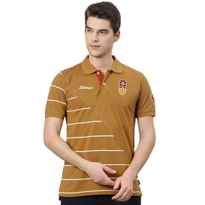 เสื้อโปโลสั่งทำขายส่ง ผ้าฝ้ายปิเก้ 100% แขนสั้น กันยับ เสื้อยืดโปโลชาย พิมพ์โลโก้แบรนด์ เสื้อโปโลชายสำหรับตีกอล์ฟ - Product Image 1