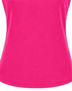 Customized Hot Pink Women Casual T Shirt Floral <b>Ring</b> Neck Short Sleeve Summer Fashion Soft <b>Stretch</b> Ladies Tee Blouse Top Wear - Product Image 6