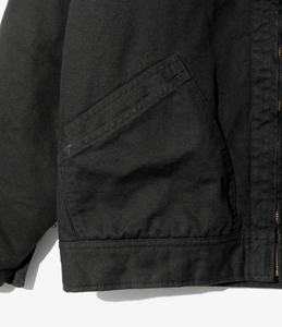 Custom 100% Winter Heavy <b>Canvas</b> Worker <b>Jacket</b> Mens Streetwear Hooded Cotton <b>Canvas</b> <b>Work</b> <b>Jacket</b> - Product Image 3