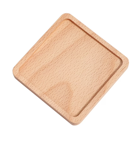 Custom Wood <b>Coasters</b> Cup Mat Wood <b>Coasters</b> Blanks for <b>Drink</b> <b>Coasters</b> Wood <b>Coasters</b> Square Modern Design Non-Slip Mats - Product Image 2