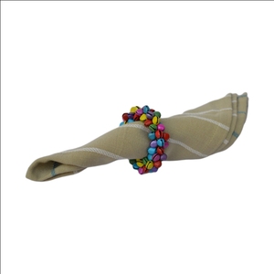 Wholesale Promotion <b>Cheap</b> Hotel Mesh Flower Napkin Holder Multiple Colorful Napkin <b>Ring</b> for Home Hotel and Restaurant Decoration - Product Image 2