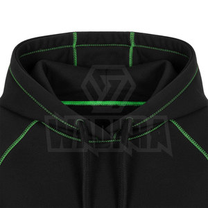 บริการ OEM ขายส่ง เสื้อฮู้ดดี้ผู้หญิงทรงโอเวอร์ไซส์ สำหรับฤดูหนาว สไตล์ลำลอง เป็นมิตรกับสิ่งแวดล้อม น้ำหนักเบา สีพื้น  รับสั่งทำสีและโลโก้ - Product Image 5