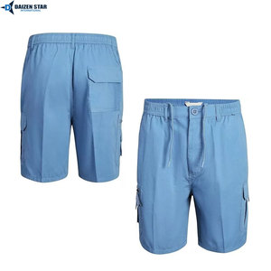 <b>Mens</b> Casual Canvas Outdoor Cargo <b>Shorts</b> Breathable Lightweight High Waist Drawstring Closure Eco-Friendly Quick Dry Summer - Product Image 3