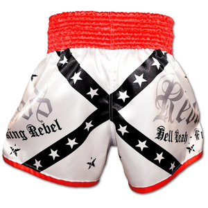 Shorts de Muay Thai légers à taille élastique, vêtements d'entraînement MMA, boxe, kickboxing, sportswear, option de taille personnalisée - Product Image 5