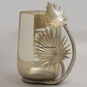 Porte-bougie d'intérieur au meilleur prix, design antique, qualité supérieure, en béton, pot à bougie unique, forme irrégulière, taille moyenne - Product Image 6