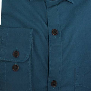 Camisa de Pesca con Marca Personalizada, Cuello Oculto con Broches para Evitar que se Abren, Ropa al por Mayor - Product Image 4