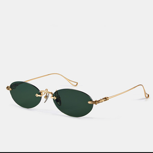 Gafas de Sol Polarizadas con Marco Cuadrado Pequeño, Modernas, para Hombre y Mujer, Personalizadas, de Metal de Alta Gama - Product Image 6