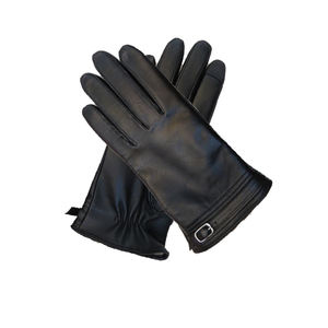 Hot Selling Winter Leather <b>Gloves</b> Daily Life Soft Genuine Sheepskin Leather Breathable Eco-Friendly Microfiber Lining <b>Gloves</b> - Product Image 1