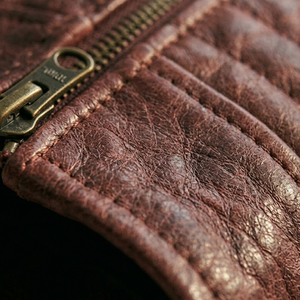Elegant Brown Leather <b>Jacket</b> for Men Timeless and Versatile Effortless Style and Comfort Perfect for Bikers and Casual Wear - Product Image 4