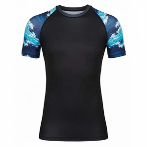 Camisetas Rashguard de Compresión de Manga Larga para Hombre, MMA, BJJ, Protección UV UPF50, Secado Rápido, Transpirables, con Logotipo Personalizado, Venta al Por Mayor OEM - Product Image 1