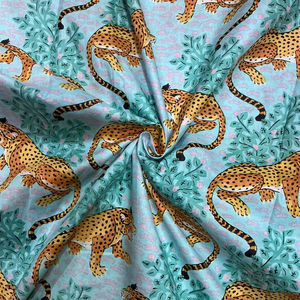 Block Print Traditional Jaipuri Cotton Cambric 60x60 Fabric Lightweight for Curtains & Bags - Product Image 1