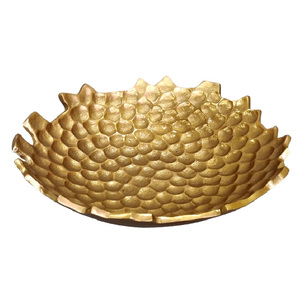 Bol de table moderne de luxe en métal doré poli, fabriqué à la main et exclusivement conçu, pour les fêtes et les mariages, qualité supérieure - Product Image 4