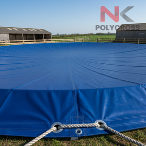 Bâche de couverture de fosse à fumier sur mesure pour le contrôle des odeurs et des gaz, bâche de fosse à fumier robuste pour le stockage des déchets d'élevage - Product Image 5