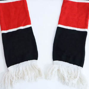 Bufandas de Fútbol con Logotipo de Equipo, Diseño Nuevo 2026, 100% Algodón Ecológico, Bloques de Color - Product Image 3