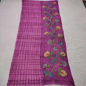 Écharpe élégante brodée à la main, imprimée, chaude et douce, châle pour femme, 70x180cm, toutes saisons - Product Image 2