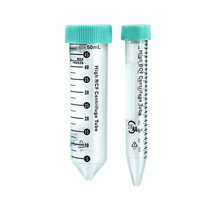 Tubes de Centrifugation Haute Performance JET BIOFIL 50mL, Autoportants, RCF 10000xg, Stériles, Bouchon Vert, Sachet Refermable