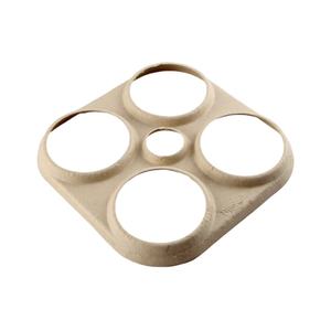 Nouveau Porte-Boîtes de Bière Écologique Vintage et Élégant à 4 Emplacements pour Transport Sûr, Robuste et Moulé - Product Image 5