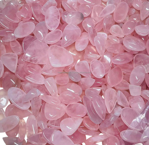 Piedras de Cuarzo Rosa Sueltas de la Mejor Calidad al por Mayor, Gemas de Cristal Natural FAIJAN GEMS de Rajasthan para la Fabricación de Joyas - Product Image 1