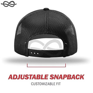 Gorra de béisbol ajustable tipo trucker con paneles traseros de malla, diseño dividido, transpirable, talla única para la mayoría de hombres y mujeres - Product Image 5