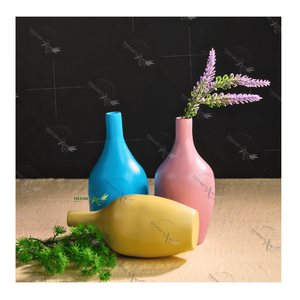 Thanh Nam Arts Handcrafted Eco-Friendly Bamboo <b>Vase</b> with Modern Coiled Design Durable Tabletop Decorative Piece - Product Image 1