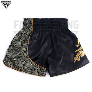 Vêtements d'arts martiaux imprimés, 100% polyester, sur mesure, prix de gros, qualité supérieure, vêtements de combat, shorts de Muay Thai - Product Image 2
