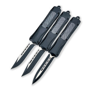 Cuchillo de caza al aire libre de fibra de carbono BM 3300, hoja de acero 440C, cuchillo táctico de autodefensa para senderismo, cuchillo multifuncional para acampar - Product Image 1