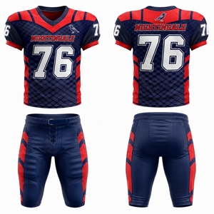 Uniforme de Fútbol Americano al por Mayor, Diseño de Color Personalizado, Kit de Equipo OEM ODM, Conjunto de Ropa Deportiva Personalizada para Equipos de Fútbol Americano - Product Image 5
