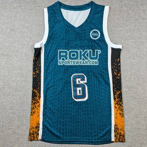 OEM personalizado unisex de secado rápido uniforme de baloncesto transpirable ropa deportiva para hombres con logotipo impreso nuevo modelo de conjunto - Product Image 3