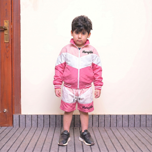 100% Cotton Acid Wash Printed Summer Casual Breathable Hot Selling Custom Men Windbreaker <b>Short</b> Set Reasonable Price - Product Image 2