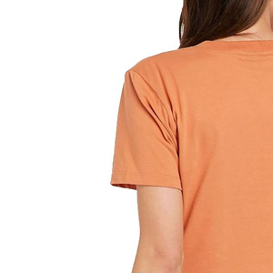 Última Moda 2026, Camisetas Cortas de Verano para Mujer, 100% Algodón, de Alta Calidad, con Estampado de Cuadros, Logotipo Personalizado, Transpirables y Ecológicas - Product Image 6